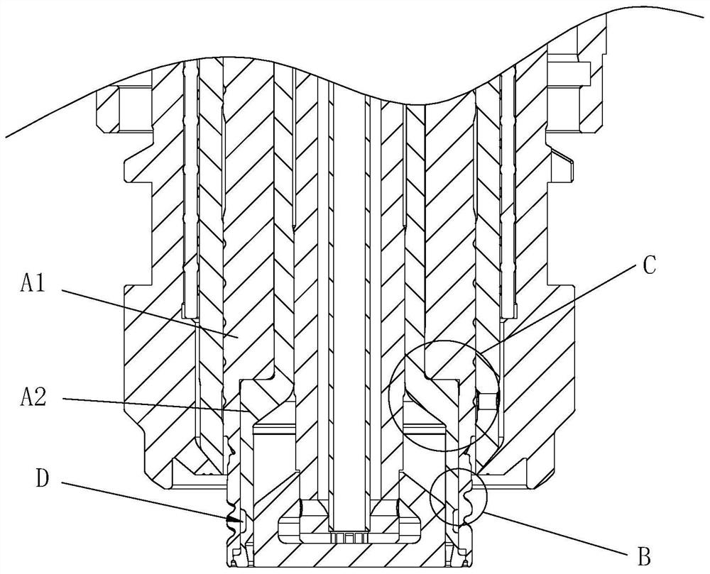 Die-pressing cap making machine and cap making die thereof