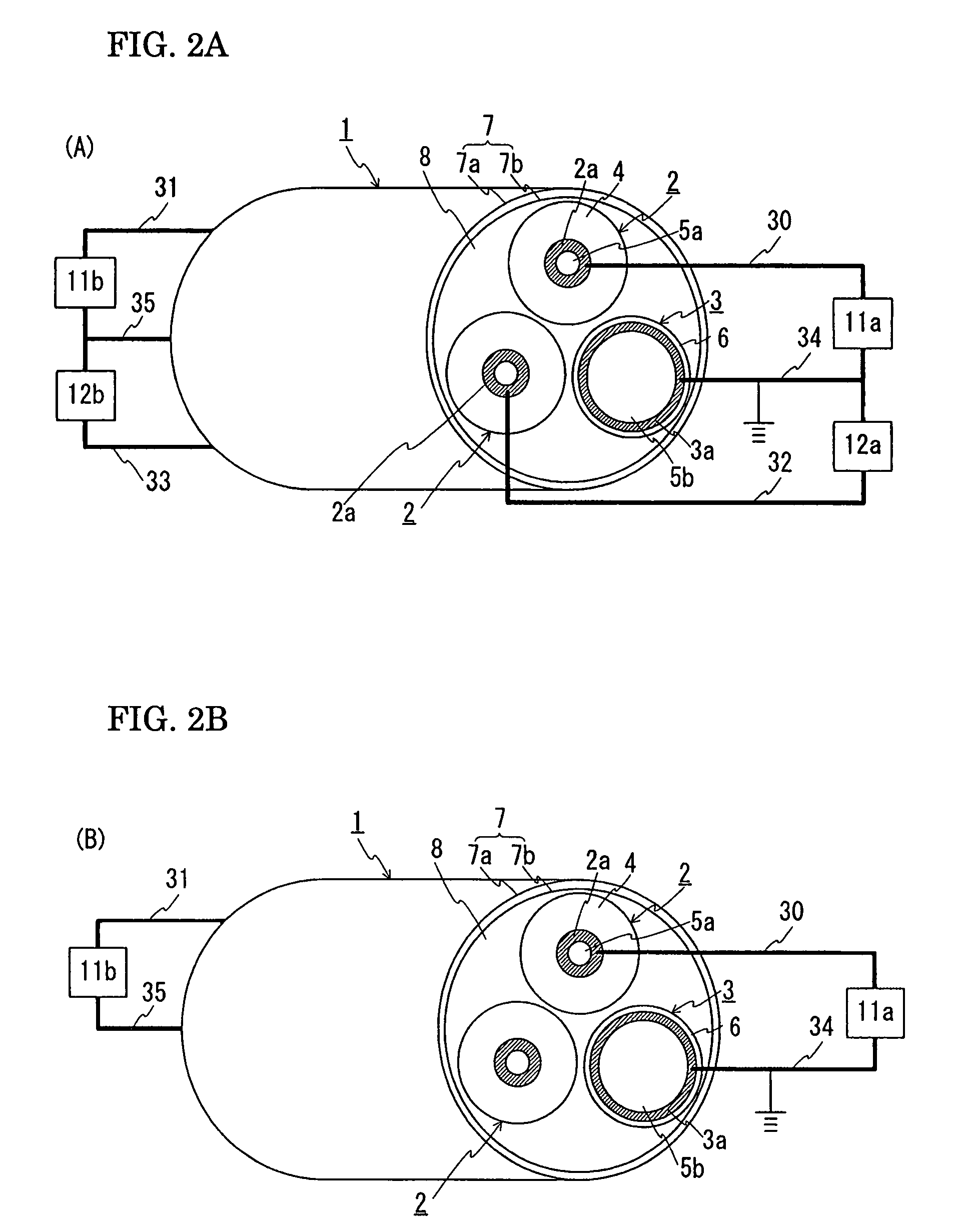 Superconducting cable and DC transmission system incorporating the superconducting cable