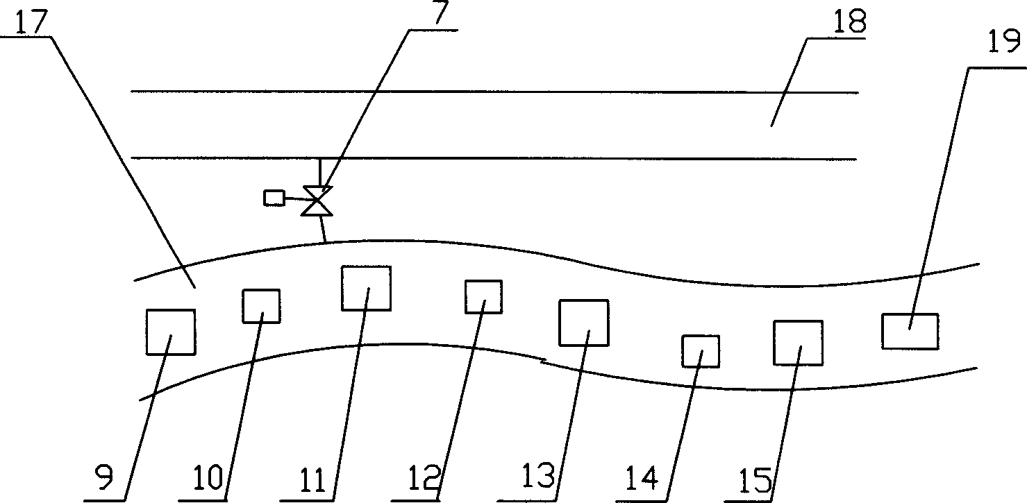 Mine natural disaster simulating system