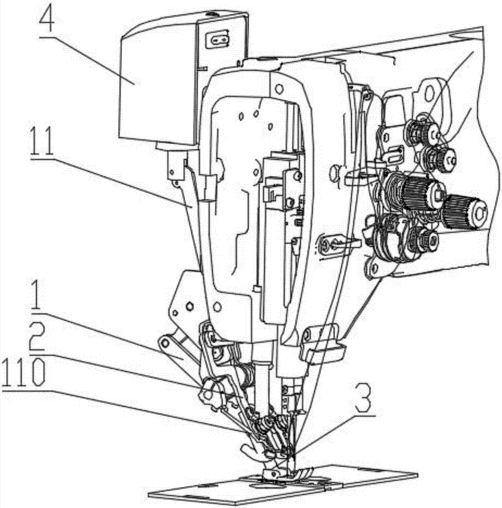 Two-needle sewing machine