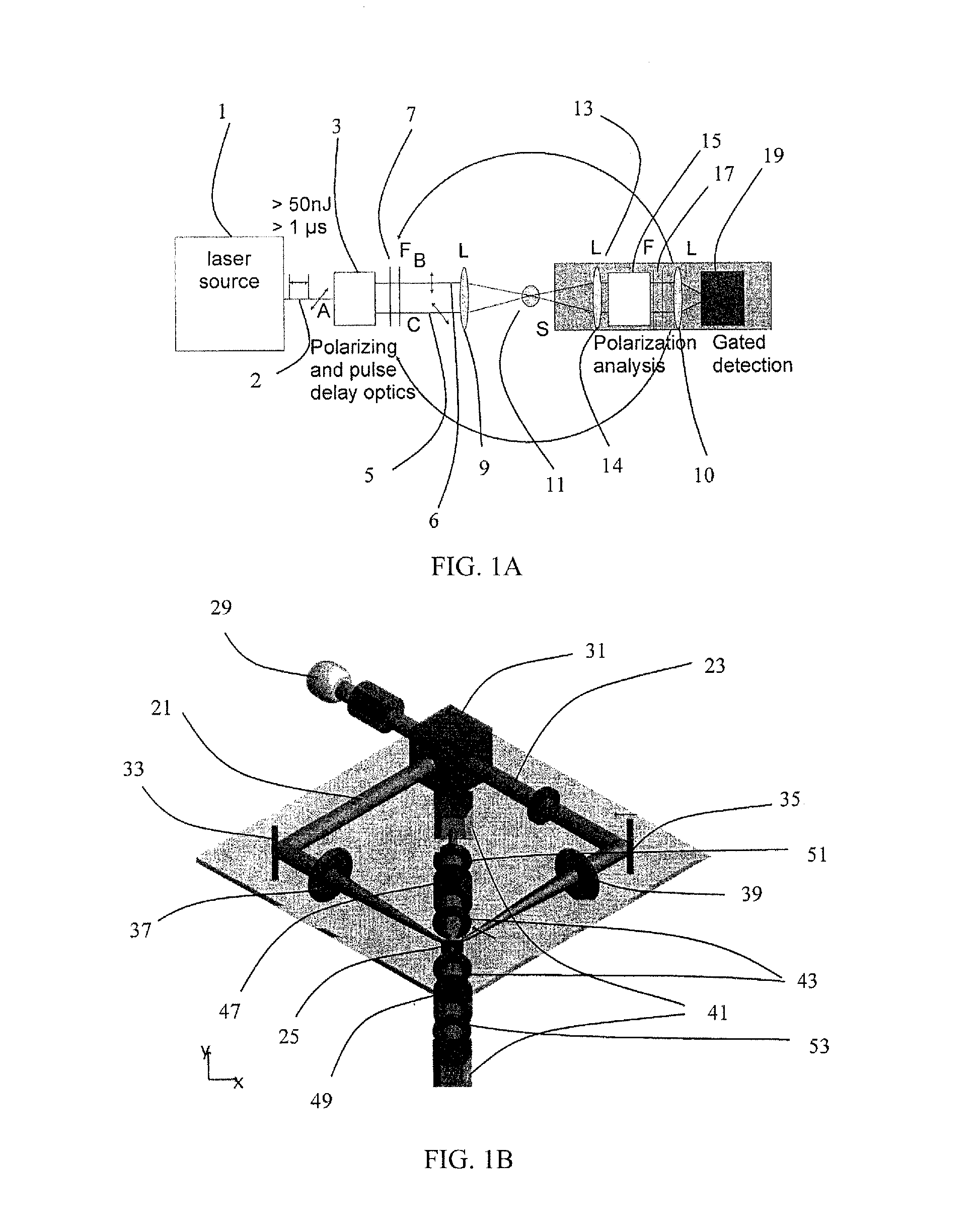 Device and method for measuring and imaging second harmonic and multi-photon generation scattered radiation