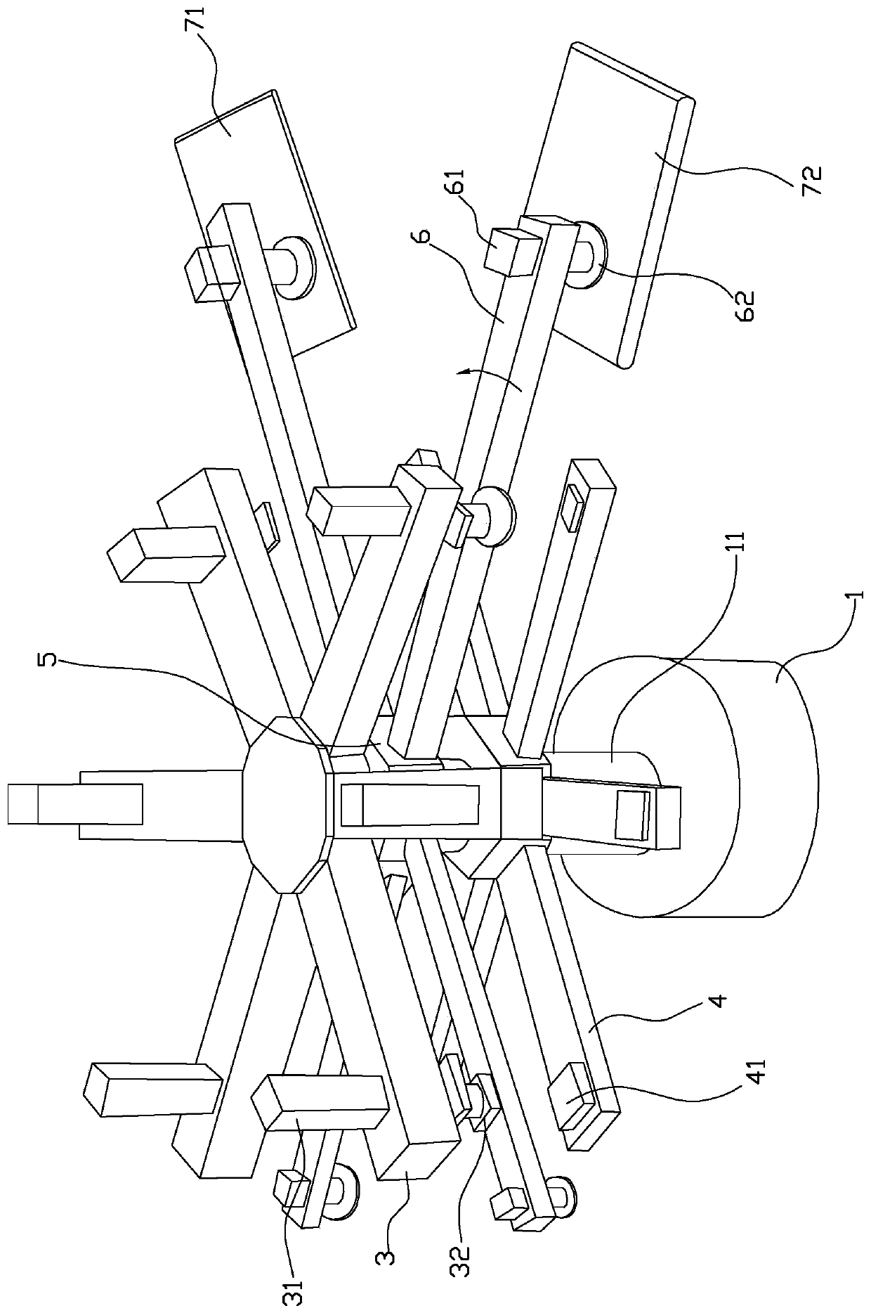 An automatic stamping method for realizing multi-station continuous stamping of workpieces