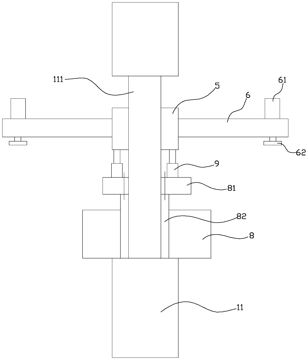 An automatic stamping method for realizing multi-station continuous stamping of workpieces