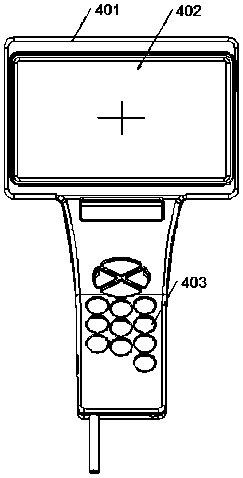 Laser obstacle removing instrument