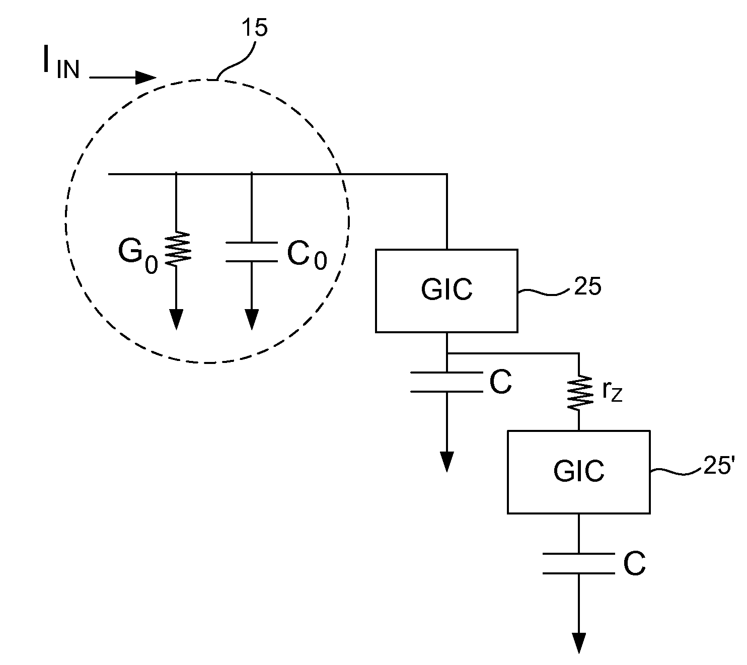 Noise shaped n th order filter