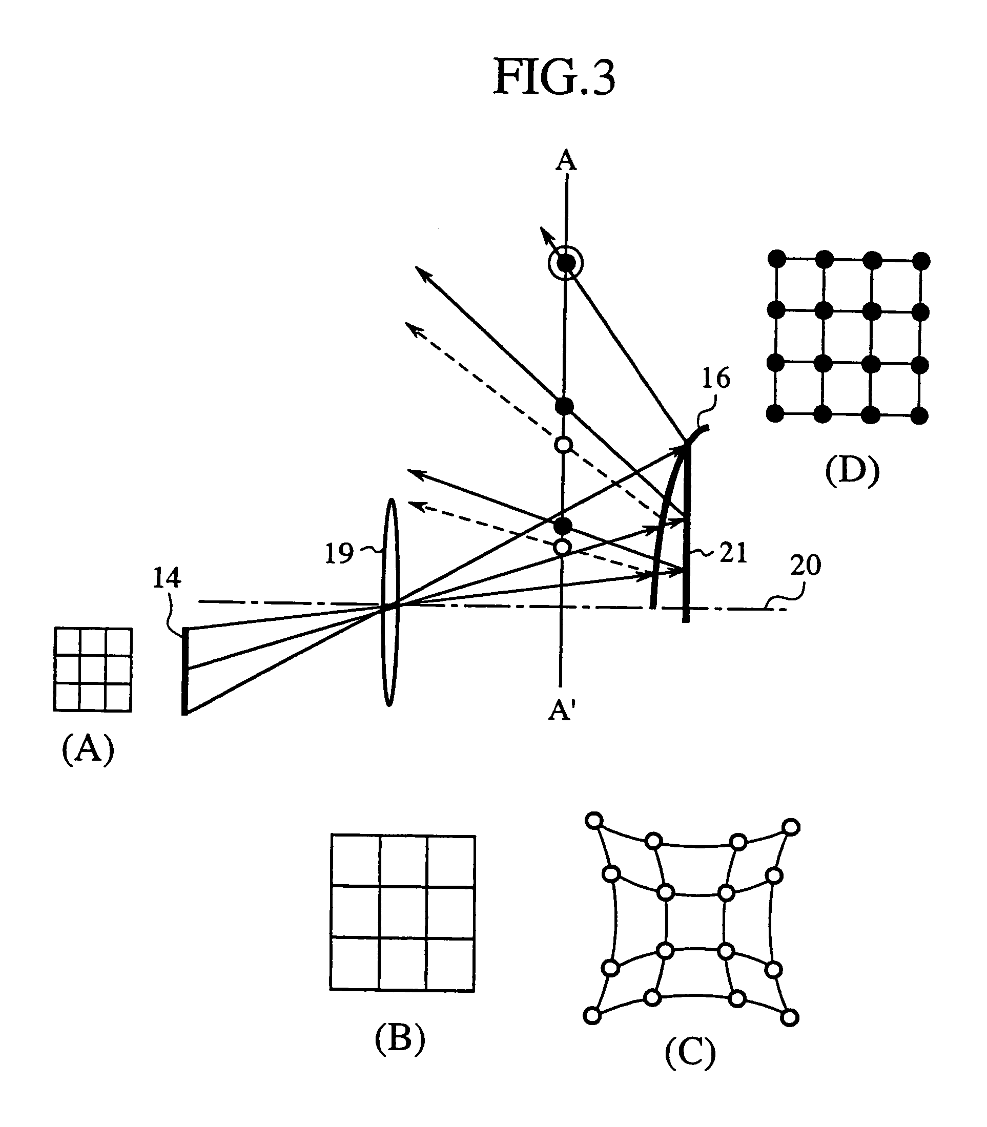 Image display device and adjustment for alignment