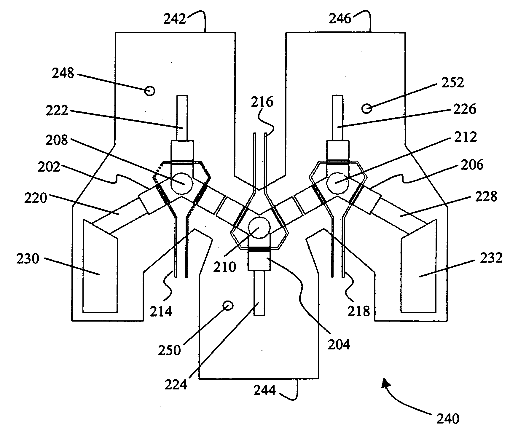 Multi-junction waveguide circulator without internal transitions