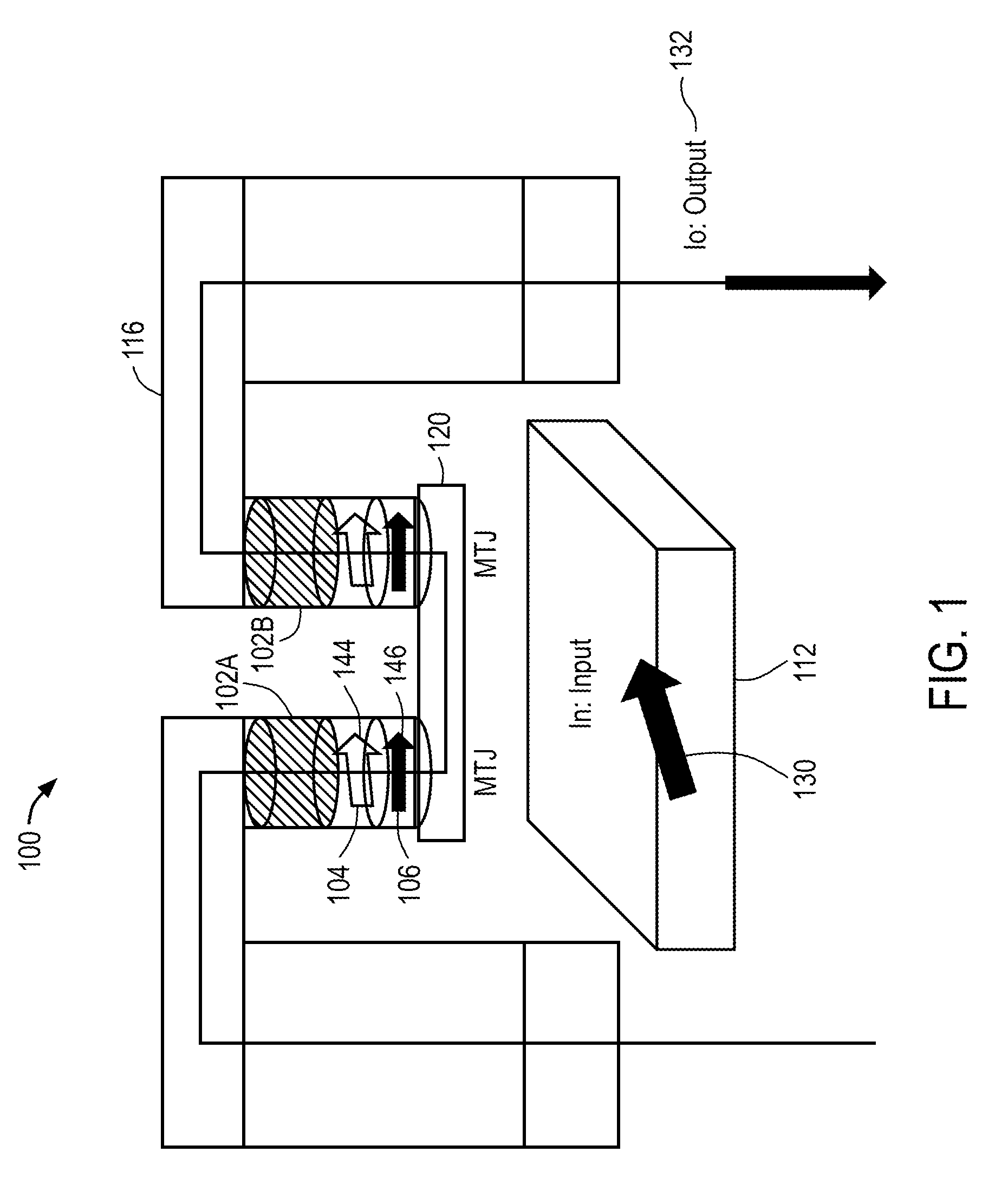 Magnetic Logic Units Configured as an Amplifier