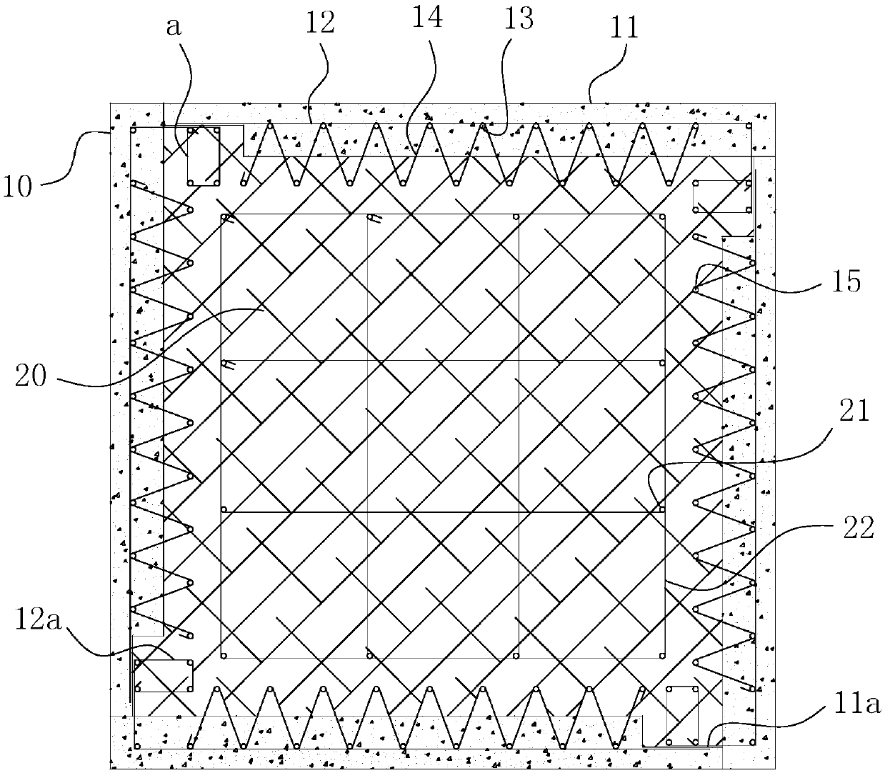 Assembly type reinforced concrete column construction process based on prefabricated standard assembling pieces