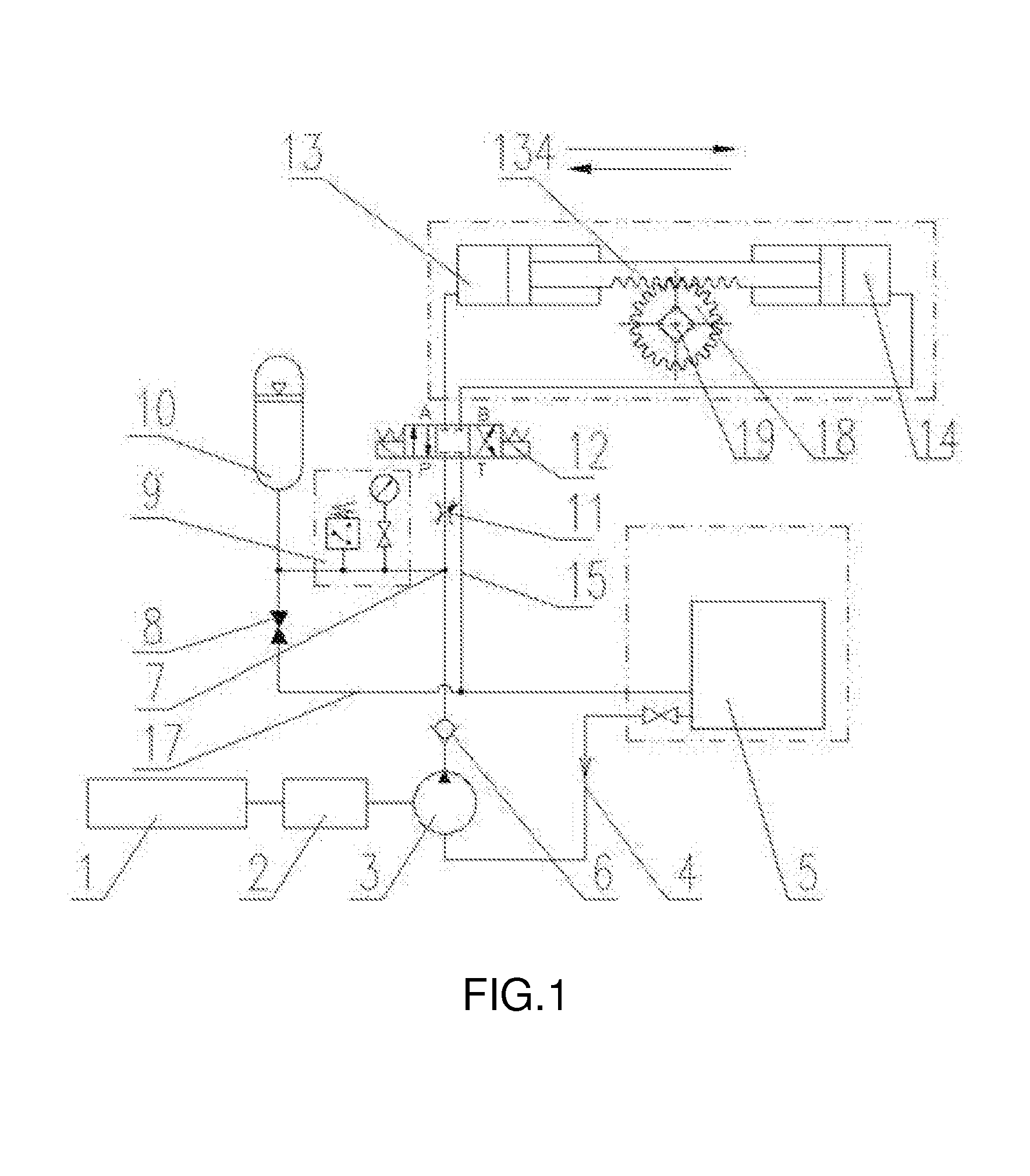 Electro-hydraulic system for driving large-scale rotary motion valve supplied by solar low-capacity power