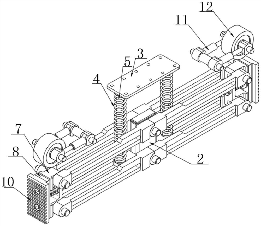 Universal electromagnetic self-locking type bilateral guide rail brake system