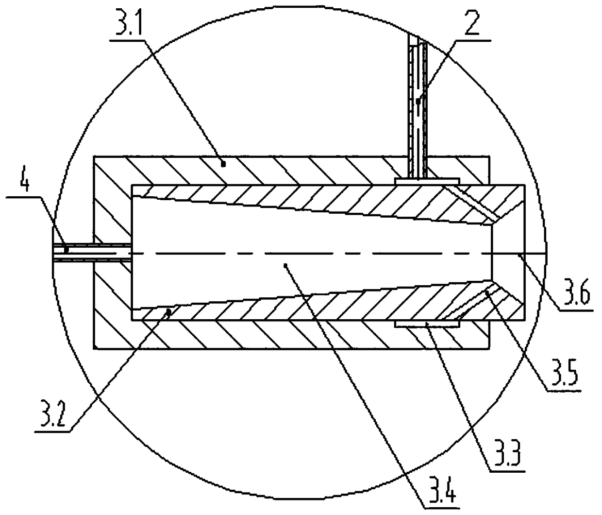 Water mist spraying device of air splicer