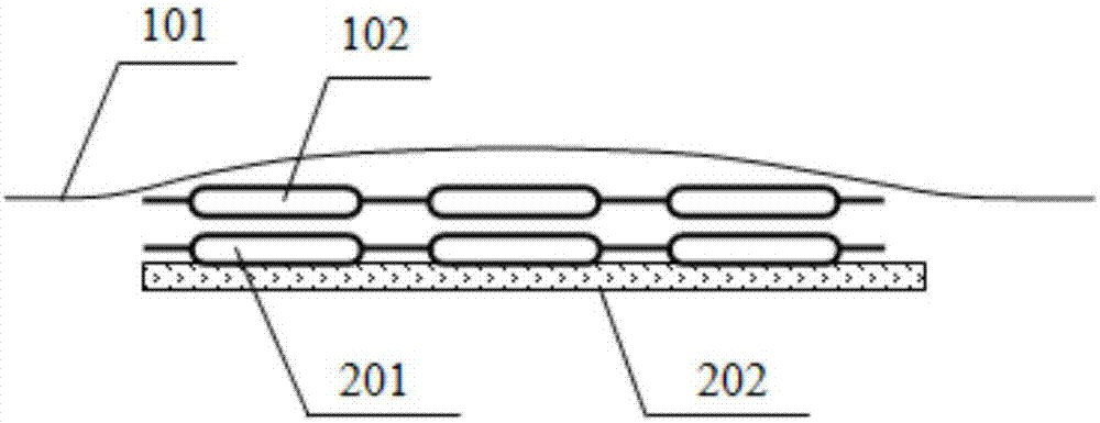 Wound oxygen supply dressing based on liquid material and production method thereof