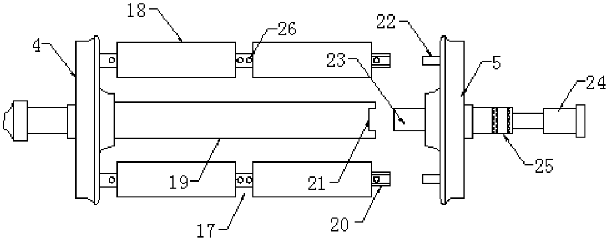 Workpiece surface spraying device