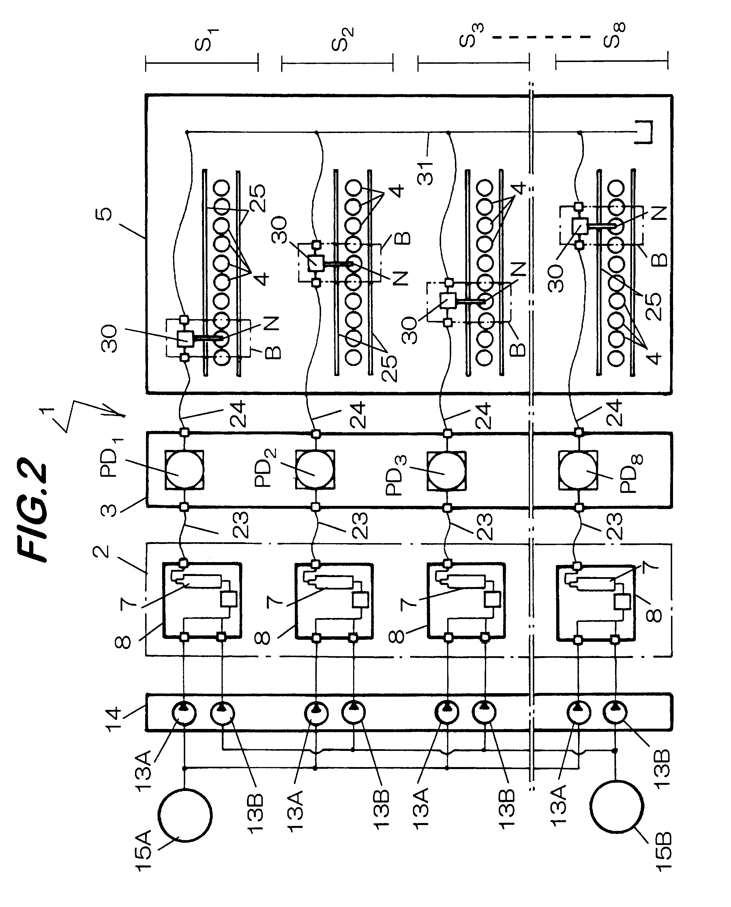 Fractionating apparatus