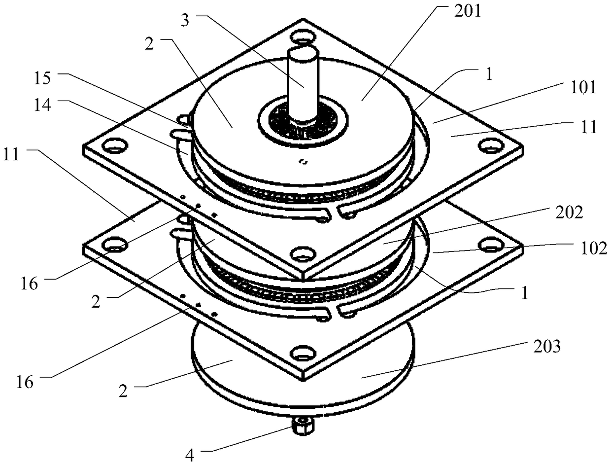 A Multi-Stator Axial Laminated Ultrasonic Motor