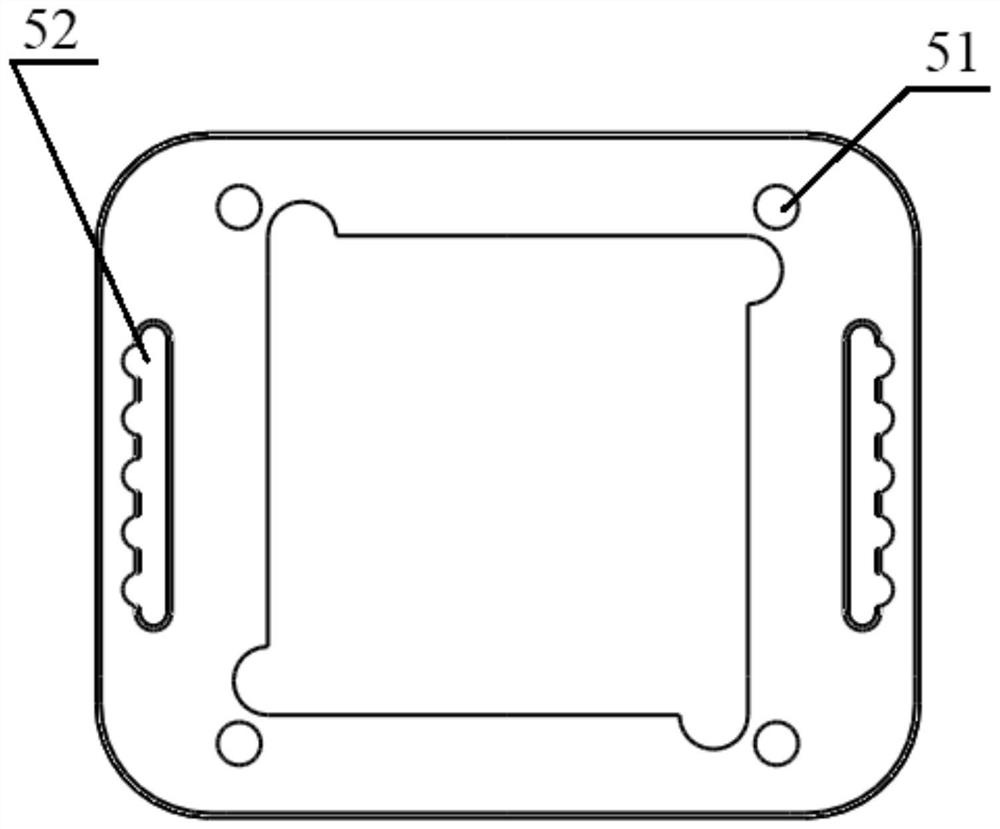 Surface acoustic wave temperature sensor with locking device