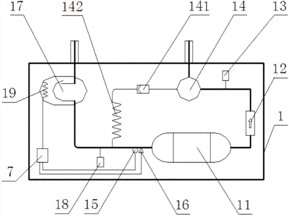 Frostless air handling unit and proportion-integration-differential control method thereof