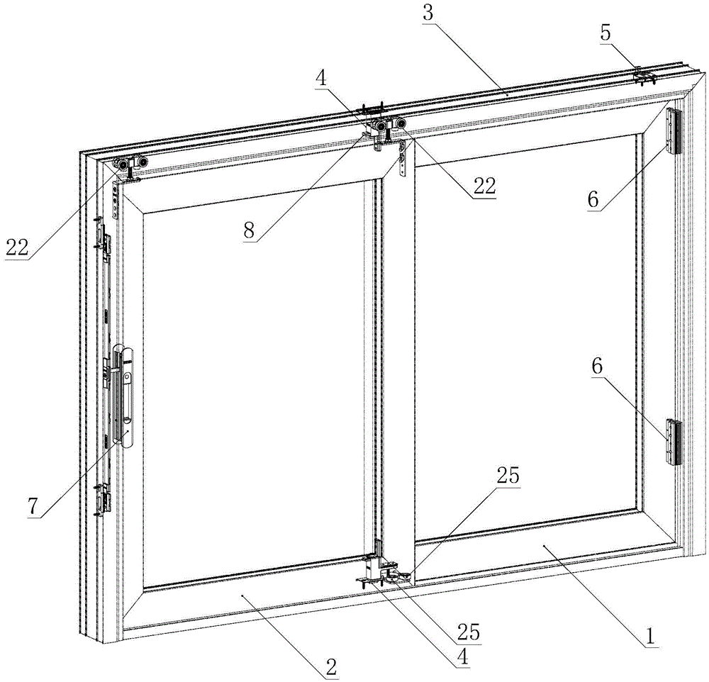 Automatic positioning lock and anti-misoperation sliding casement door and window hardware system and method