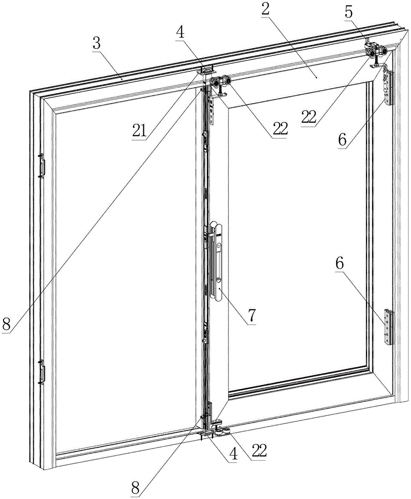 Automatic positioning lock and anti-misoperation sliding casement door and window hardware system and method