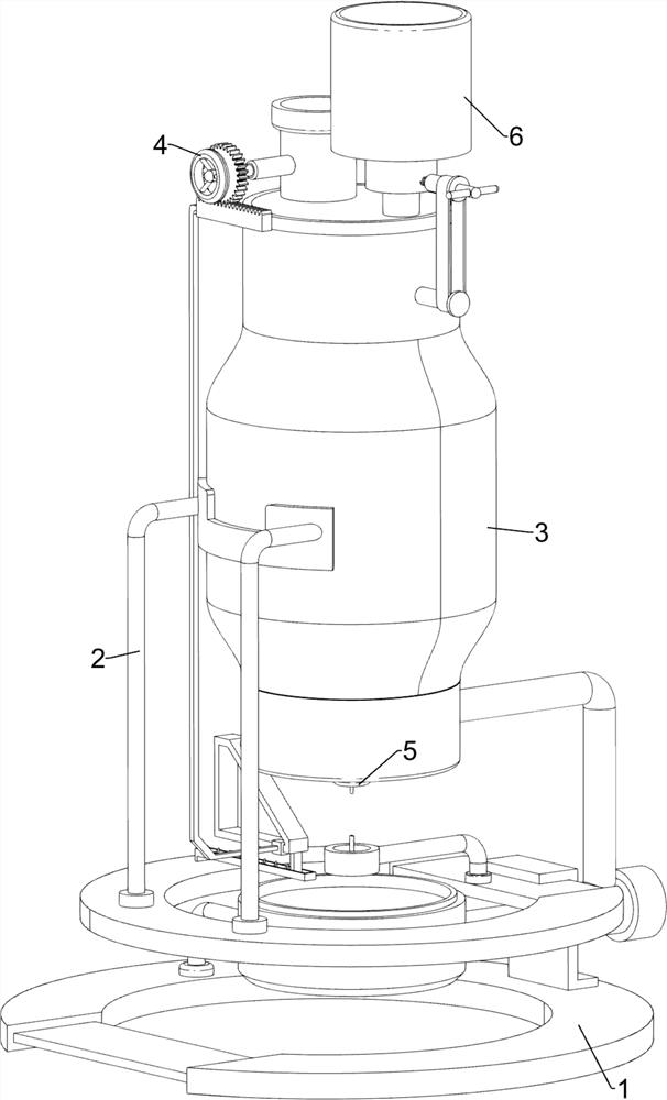 Environment-friendly rapid treatment equipment for compound fertilizer waste liquid