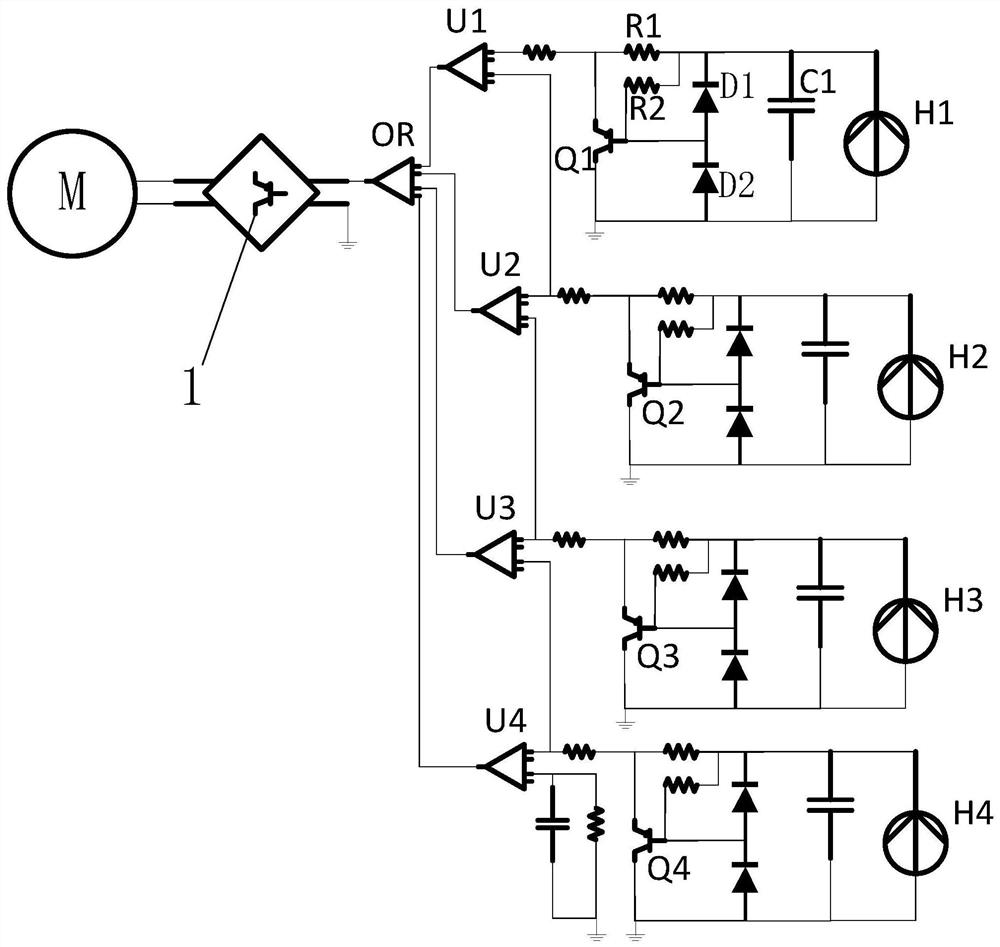 Protection circuit and hardware electric tool