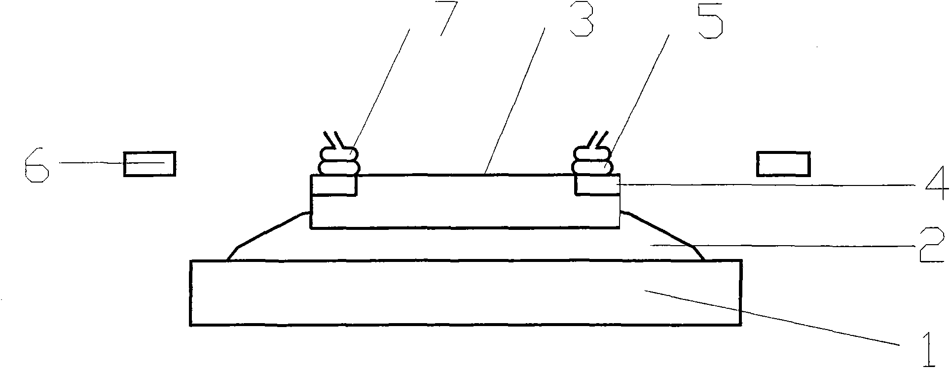 Production method of encapsulated component of copper wire bonding IC chip