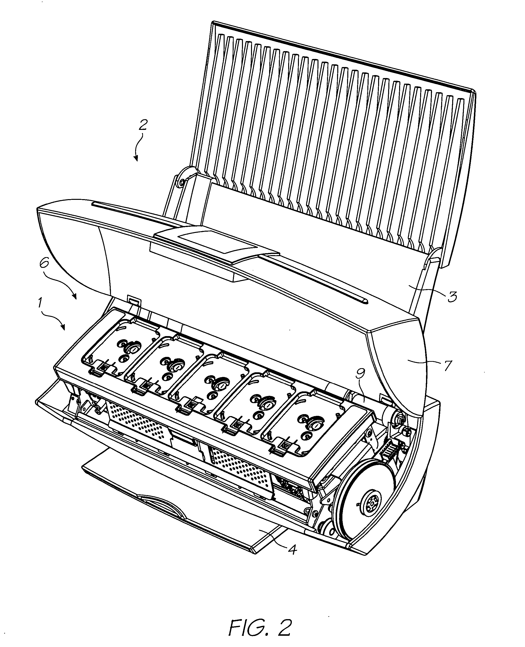 Ink refill unit for docking with an ink cartridge