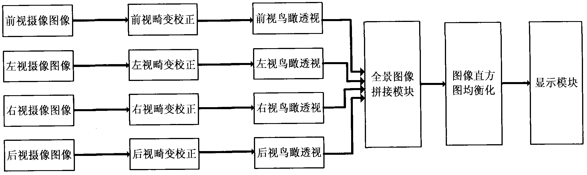 Panoramic parking assist system