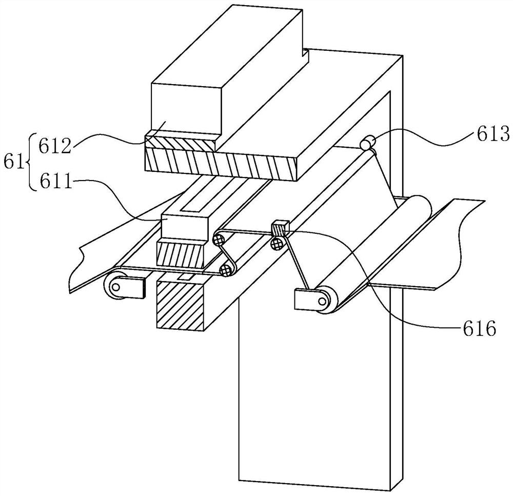 Production device and production process for carbon fiber paper of hydrogen fuel cell