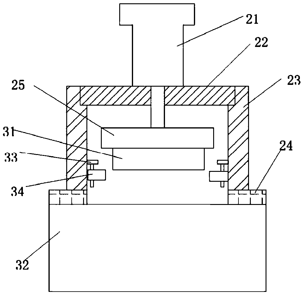 Continuous die for mainboard support of notebook computer