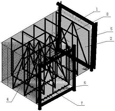 Corner flue of CFB boiler and assembly process thereof