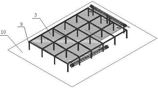 Corner flue of CFB boiler and assembly process thereof