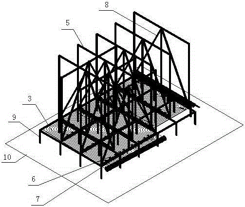 Corner flue of CFB boiler and assembly process thereof