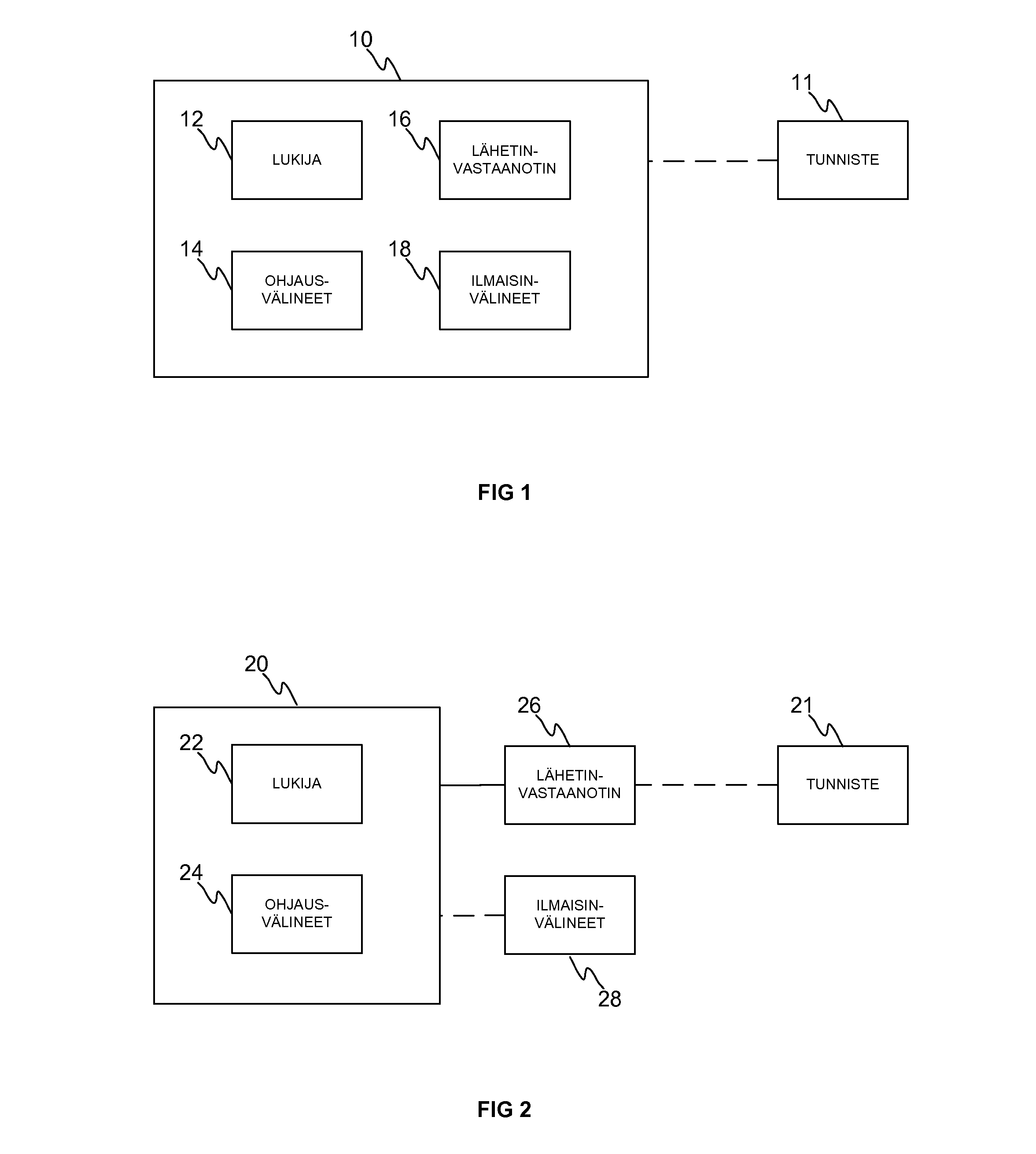 Apparatus comprising a reader and method for controlling the reader