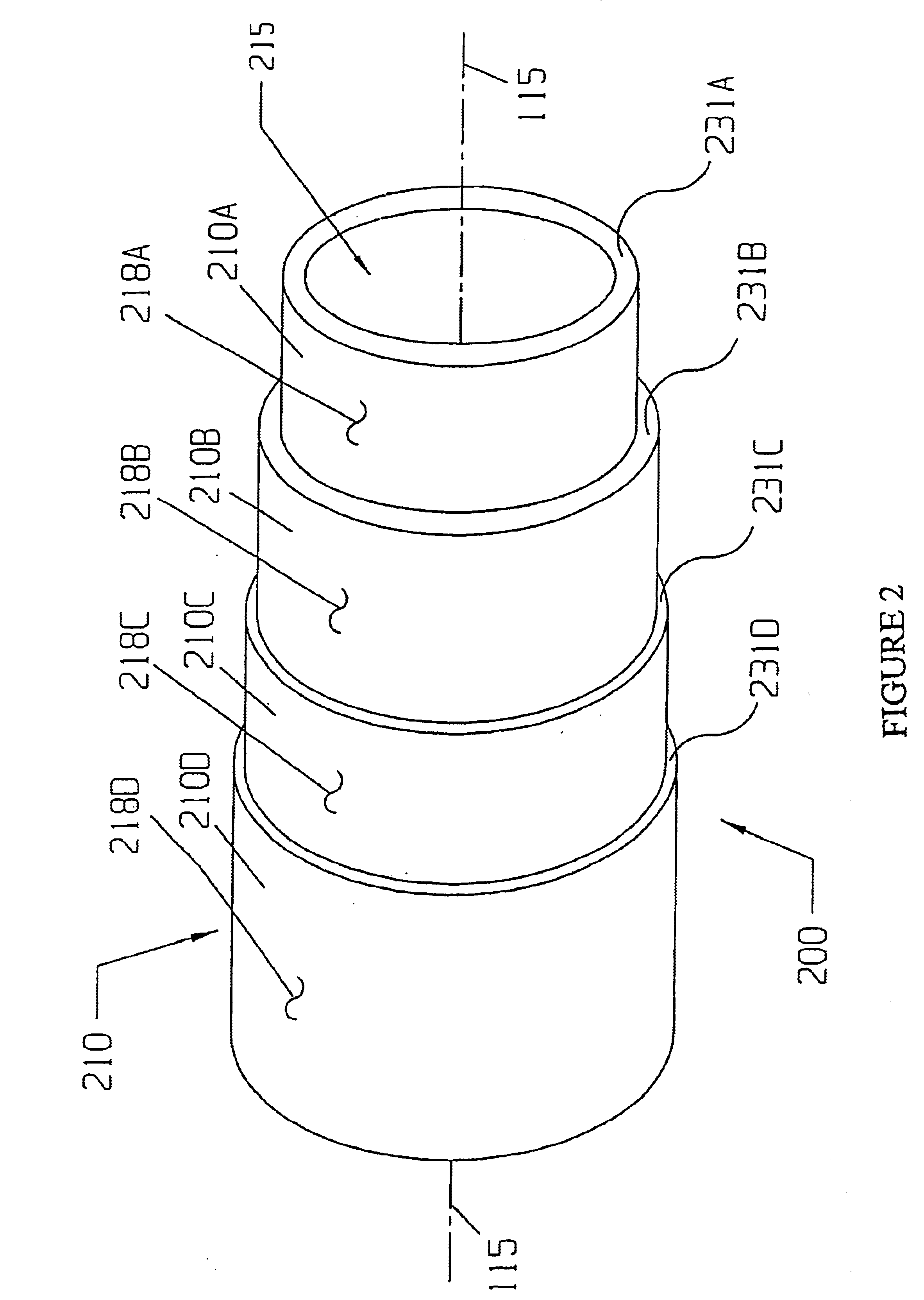 Method for making a well perforating gun