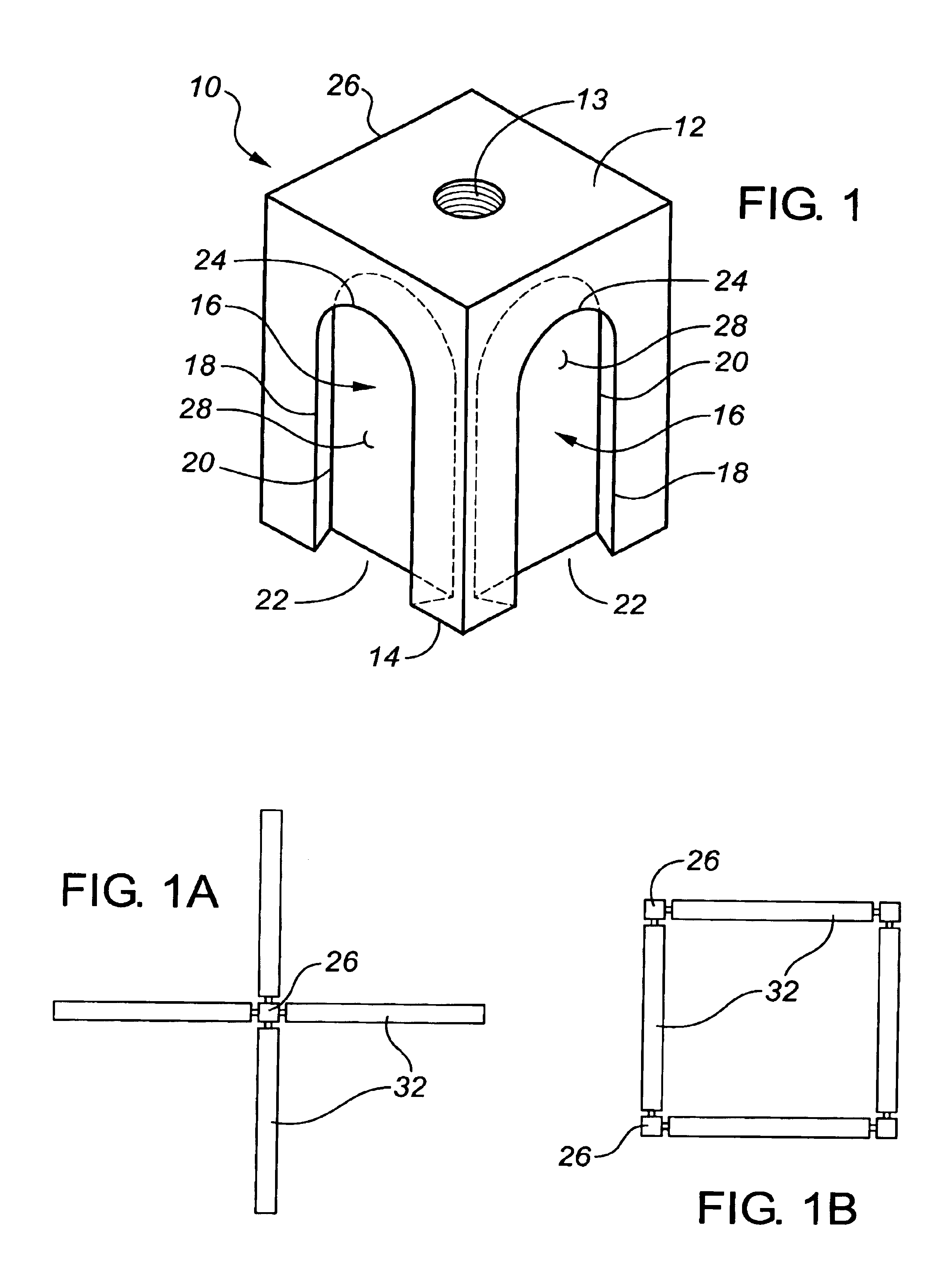 Stone panel connector