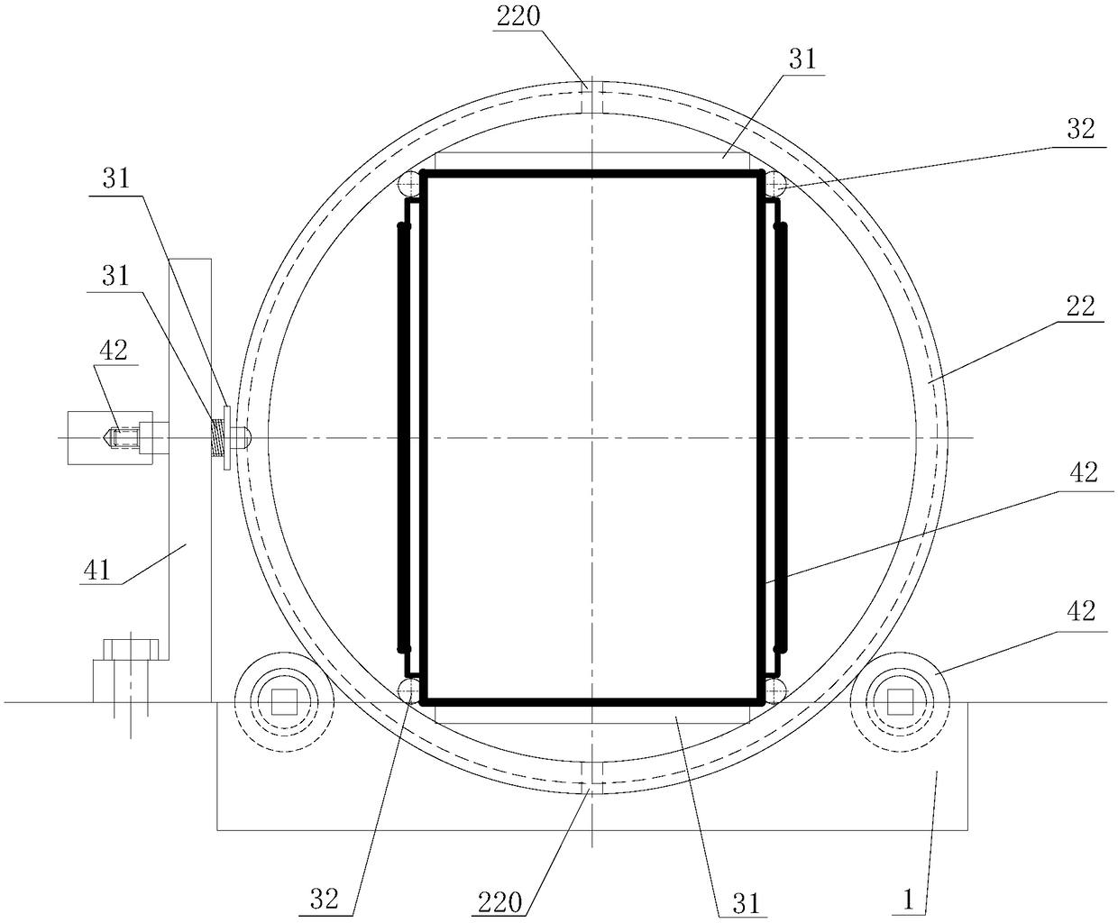 Detection device for press-mounting quality of bearing sealing device