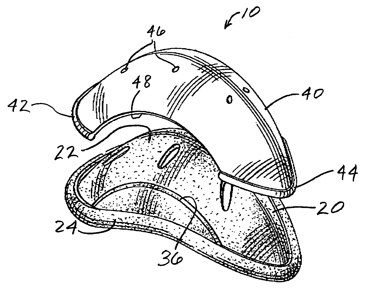 Athletic protector convertible from hard-cup to soft-cup configuration