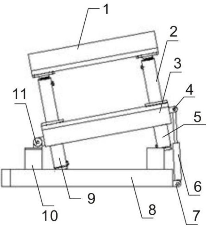 Special horizontal inclined hydraulic mould frame for PDCPD (Polydicyclopentadiene) material