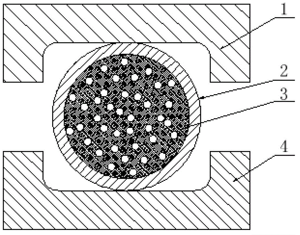 Medium forming method for improving forming property of thick-wall metal pipe fittings