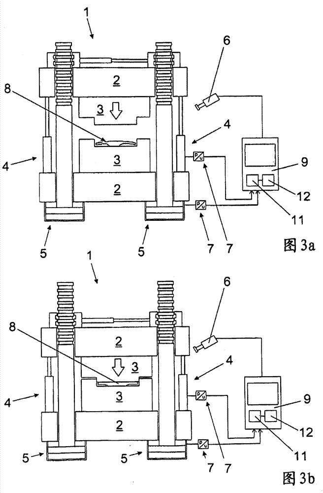 Clamping unit of a molding machine and method for monitoring the clamping unit of a molding machine