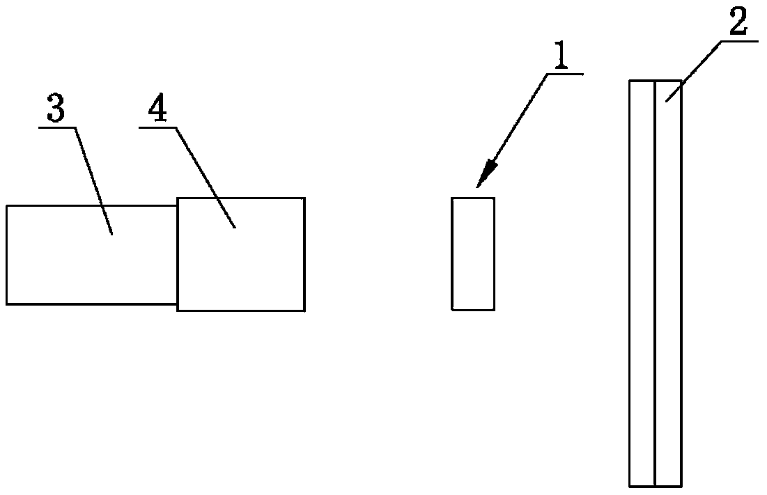 Size detection and identification method for strip-shaped workpiece