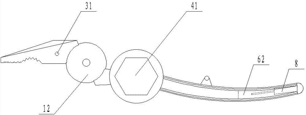 Multifunctional cutting pliers