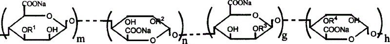 Sodium alginate sulfuric ester and preparation method and use thereof