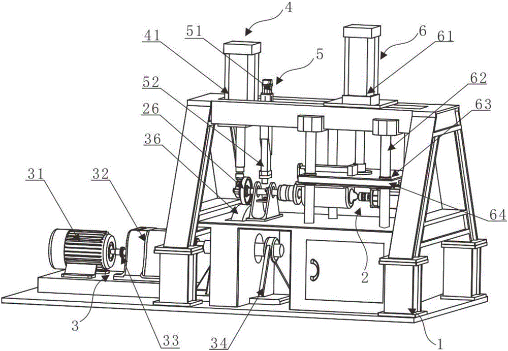 Material damage tolerance detection device based on rotating bending fatigue as well as detection method