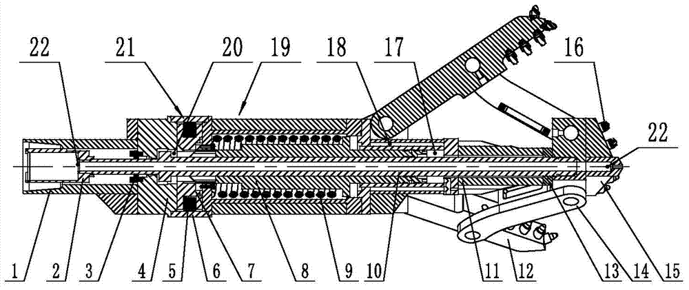 Umbrella reamer bit assembly