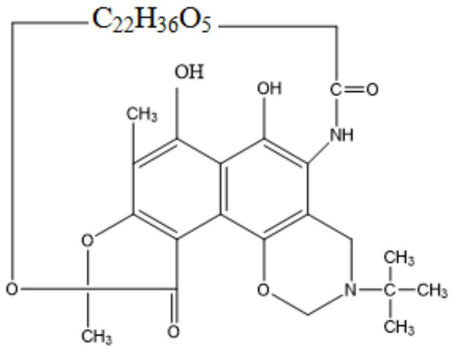 Process method for synthesizing rifampicin