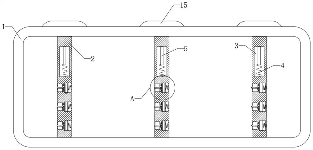 Field foundation ditch rail with dust-proof function