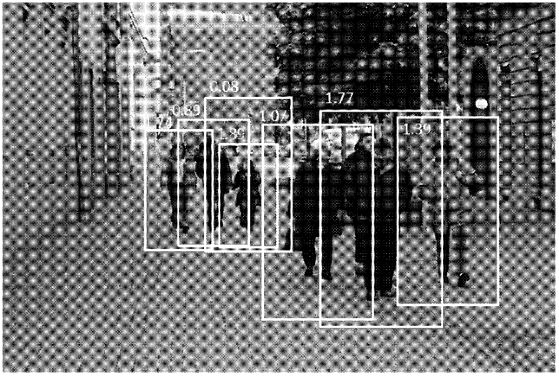 Pedestrian detection method based on position correction model